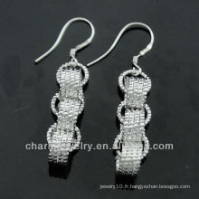 Bijoux Fabricant boucles d&#39;oreilles 925 bijoux en argent sterling prix usine Mode ESA-013